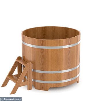 Купель  для бани деревянная